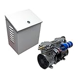 PATRIOT POND Pro 3.9 CFM Deep Water Subsurface Aeration Rocking Piston Air Compressor with Wall/Post Mount Cabinet for Deep Water Subsurface Aeration of Ponds and Lakes - PA-RP60P-WPM