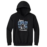 500 LEVEL Logan Cooley Youth Hoodie Sweatshirt - Logan Cooley Utah Player Name WHT (Black, Medium)