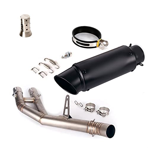 オートバイに適合するR1 YZF-R1 MT-10 FZ10 2015 2016 2017 2018 2019 2020 排気システムミッドリンク接続パイプマフラーテールベント先端取り外し可能な DB キラー
