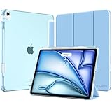 Porte-crayon Intégré: MoKo coque ipad air 13 pouces avec porte-stylet permet d'attraper facilement votre Apple Pencil Pro/USB-C à chaque fois que vous en avez besoin, vous évitant ainsi de les perdre. Prend uniquement en charge le chargement sans fil Apple Pencil Pro (Remarque: Pencil n'est pas inclus)