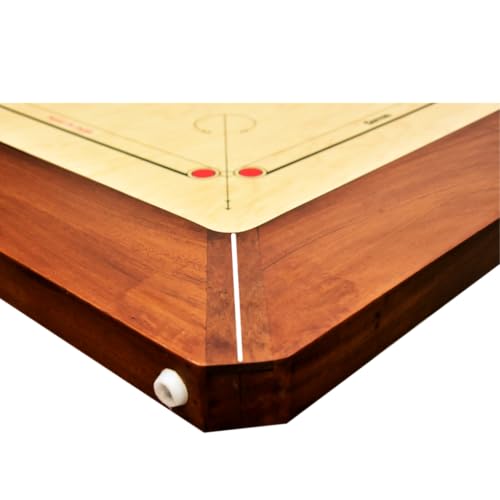 Image of KNK Carrom Board Sure SLAM Indoor Board Game Approved by Carrom Federation of India & Maharashtra Carrom Association (Bulldog, 24mm)