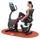 HOP SPORT® Liegeergometer für Zuhause mit Magnetwiderstand HS-5000L | Stationäres Fahrrad | Ergonomischer Sitz mit Rückenlehne | leises Liegerad-Heimtrainer mit Apps | Hometrainer bis 140 kg
