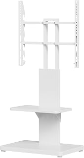 Yetom テレビスタンド テレビ台 ハイタイプ 24-55インチ対応 VESA400×400 壁寄せテレビスタンド 白い