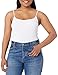 SUGARLIPS Women's Seamless Basic Cami Top, White, One Size