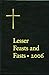 Lesser Feasts and Fasts 2006