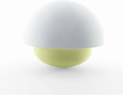 MODOAO Luz de seta LED Luz de noche de silicona USB Lámpara de atmósfera Sensor táctil Luz de mesita de noche para dormitorio (amarillo)