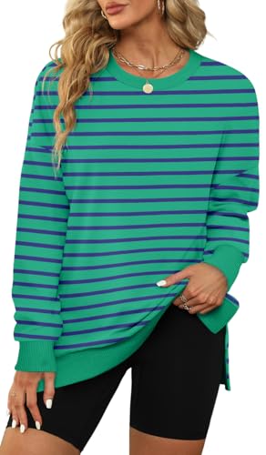 Image of XIEERDUO Womens Oversized Sweatshirts Pullover Casual Crewneck Long Sleeve Tops Comfy