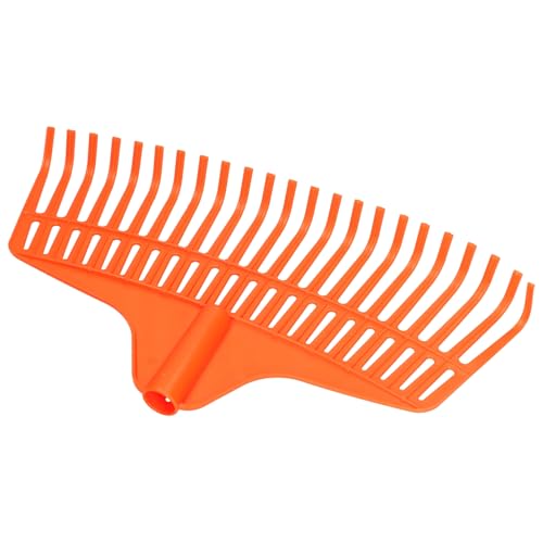 Heavy Duty Garden Rake 23 Tines 45 cm Wide Durable Plastic Head - Image 6