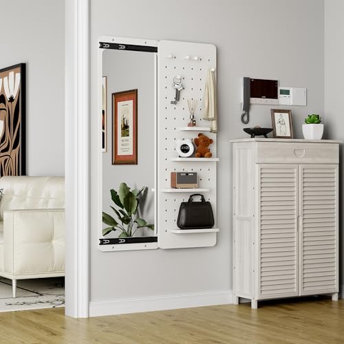 Sliding Barn Door Full-Length Mirror
