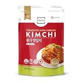 Jongga Kimchi Coreano Originale 300 g , Cavolo Cinese Fermentato Piccante , Ricetta Tradizionale Coreana , Ideale per Ramen, Bibimbap, Noodles e BBQ Coreano - beebunch