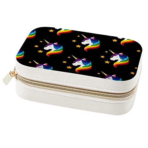Boîte à bijoux licorne noire écrin précieux haut de gamme - 2