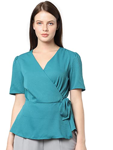 Image of VERO MODA Women's Polyester Regular Fit Stylised Top