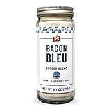 PS Seasoning Bacon Bleu Burger Seasoning - All-Purpose Rub, Smash Burger and Steak Seasoning for Grilling, with Bacon, Blue Cheese, Garlic - Spice Rub Blend for Patties, Steaks, Chicken, Veggies, 6.1oz