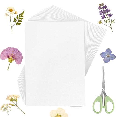 Coolrunner 100 Sheets Blotting Paper for Flower Press, A4 Size