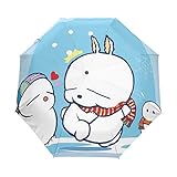 Taille appropriée: La hauteur du parasol est de 61 cm et le diamètre de la surface est de 88 cm, assez grand pour votre utilisation quotidienne. Lorsque le pliage est de 28 cm, il suffit de le mettre dans votre sac à dos.