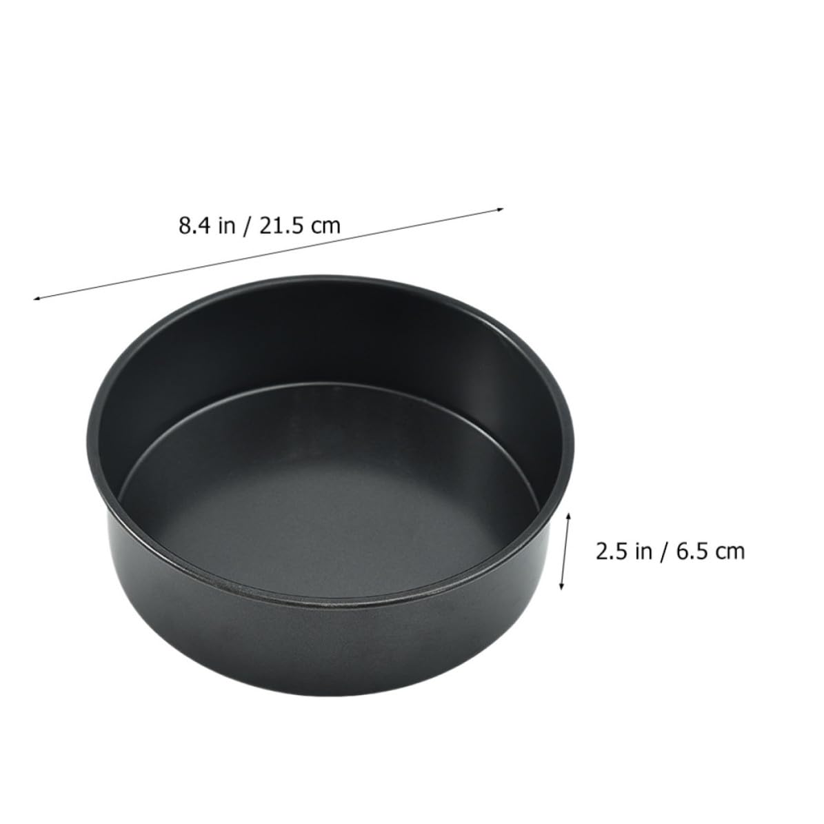 ABOOFAN Set 3 Teglie per Dolci in Acciaio al Carbonio con Fondo Rimovibile, Teglie Rotonde Antiaderenti per Forno, Facili da Pulire, per Preparare Torte e Mousse