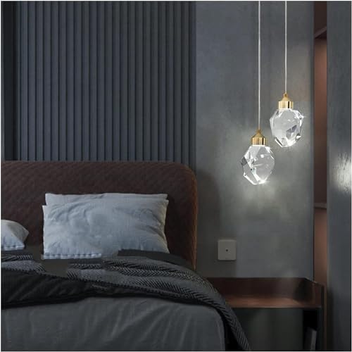 Plafonnier cristal LED moderne pour couloir et cuisine