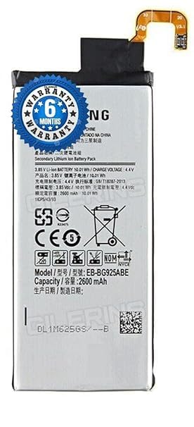 Image of Original EB-BG925ABE Battery for Samsung Galaxy S6 Edge G925,G925F, G925I, G925A Battery with 6 Month Warranty **** (for EB-BG925ABE Samsung)