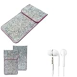 Für Sony Xperia XZ2: PERFEKTER SCHUTZ: Das weiche Material der Hülle dient als Stoßdämpfer, sollte das Handy einmal hinfallen. Auch Kratzer durch Schlüssel und andere spitze Gegenstände gehören mit der Tasche der Vergangenheit an, wenn das Handy in der Schutzhülle ist. Der Filz verhindert ein ungewolltes aus der Hand gleiten.