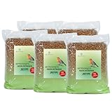 Gusanos secos de harina de 5 kg – Alimento para reptiles rico en proteínas, alimento para tortugas y alimento para peces, calidad premium, en bolsa resellable