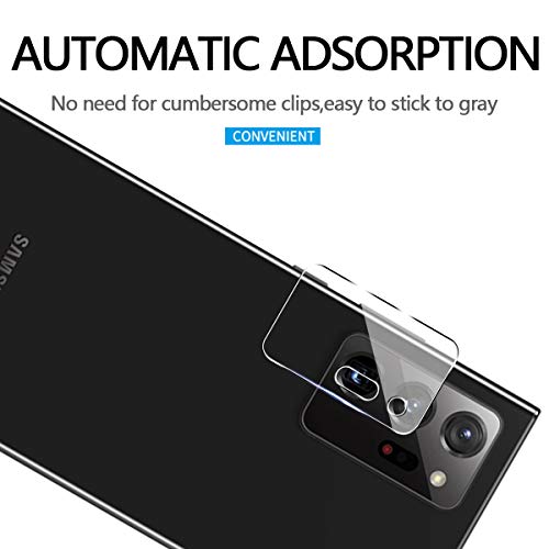 GEEMEE per Samsung Galaxy Note 20 Ultra Camera Vetro temperato, Anti Graffi HD Trasparenza Fotocamera Protettiva Screen Protector Film
