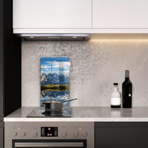 Planche à découper 30x52cm Wallfluent grand format pour plaque de cuisson cuisine