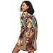 ALAZA Fashion African American Woman Moo Moos for Women Moomoo Nightgown House Dresses Mumu Long Sleeve Sleep Shirt Multicolor