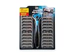 Cien Men Twin Blade Shaving System - Pack of 20 Refill Cartridges with Lubricating Strips - Multicolor