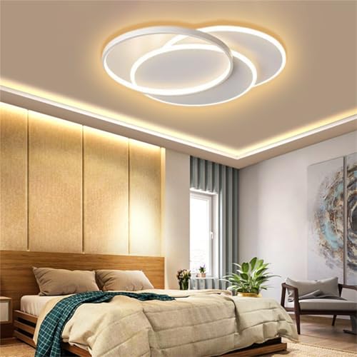 Plafonnier LED Dimmable Carré Moderne à Télécommande pour Salon - 7