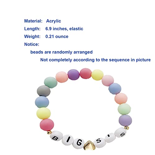 Image of Sister's Big Bracelet Gift, Little Girls' Sister Jewelry