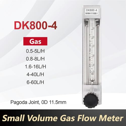 Débitmètre de gaz à section variable rotamètre en verre DK800-4 encastrable