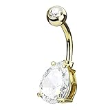 Marke: Piercingfaktor. Stückzahl: 1 Stück. Material Stab: 316 L Chirurgenstahl. Stabstärke: 1,6mm. Stablänge: 10mm. Größe Tropfen: 7mm / 10mm. Größe Verschlußkugel: 5mm. Farbe Kristalle: Clear / Rosa / Rot / Tanzanite / Transparent / Pink / Lila / Weiß - je nach Modell. Farbe: Silber / Rose / Gold / Rosegold