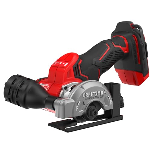 CRAFTSMAN V20 3 Inch Cordless Cut-Off Tool with Forward and Reverse Functions Bare Tool Only (CMCM300B)