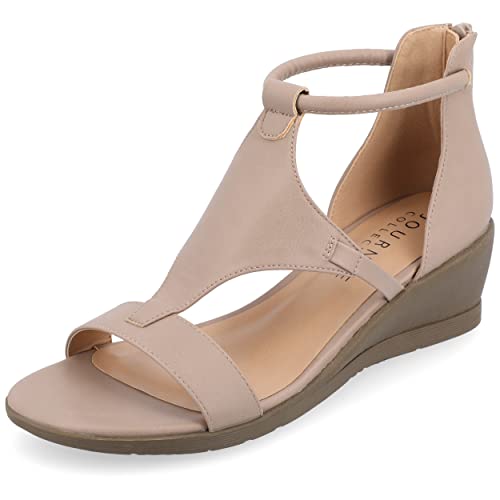 Image of Journee Collection Women's Trayle Wedge Sandals
