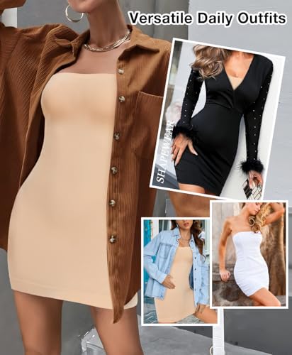 Strapless Shapewear for Women Full Slip shapewear dress Tummy Control slip for women under dress4