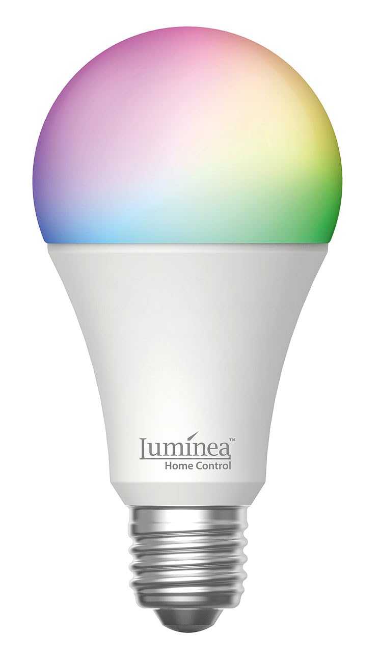 Luminea Home Control Glühbirne Farbe: 8er-Set WLAN-LED-Lampen, E27, Matter-kompatibel, RGB, CCT, 806 Lumen (LED-Glühbirne E27 kaltweiß, warmweiß WiFi, Leuchte)