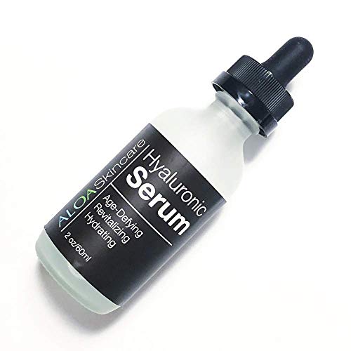 ALOA Skincare Hyaluronic Acid Serum, 100% Vegan Hyaluronic Acid, Intense Hydration for Face