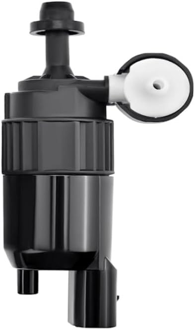 KarParts360 For Chevy Suburban/Tahoe 2021 Windshield Washer Pump | 1 Electrical Connector | 0.18 Inches Inlet Inside Diameter | 0.26 Inches Inlet Outside Diameter | 1 Inlet | For