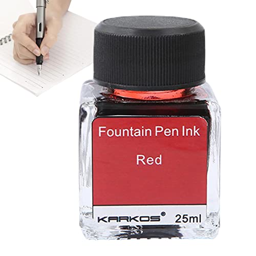 Calligraphy Ink - 25Ml Colorful Dip Pen Ink - Non-Carbon Drawing Art Craft Inks Bottles, Fountain Dip Pen Ink School Student Stationery Office Supplies Adj #TOP5