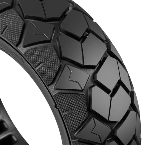 VOLOHAS 10x2,75-6,5 Vollreifen 10x2,70-6,5 Solide Reifen für Hitway H5/HB24/Hiboy Max3/Speedway 5/KuKirin G3/G2 Master Elektroroller 10 Zoll Vollgummireifen Hochelastischer Ersatzreifen (2 Stück)