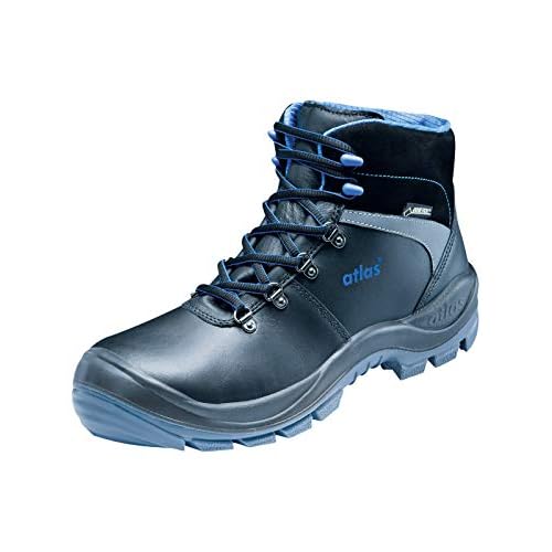 ELTEN Herren Elten Sikkerhedssko Renzo S3, mænd, letvægt, sort, stålhætte Sicherheitsschn rstiefel Rento Mid ESD S3 Gr e 43, Schwarz, 43 EU 6 Atlas GTX 745, GORE-TEX, S3 Arbeitsschuhe, Größe 44