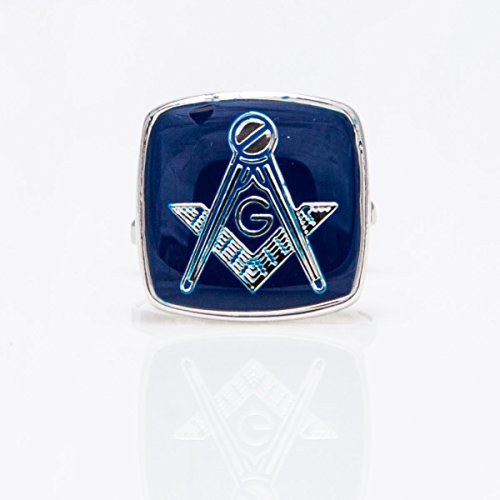 Mancuernillas MRCUFF Mason Azules con Caja de Regalo miniatura 3