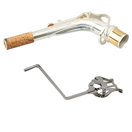 Support à pince pour lyre de saxophone alto plat en métal robuste Yibuy