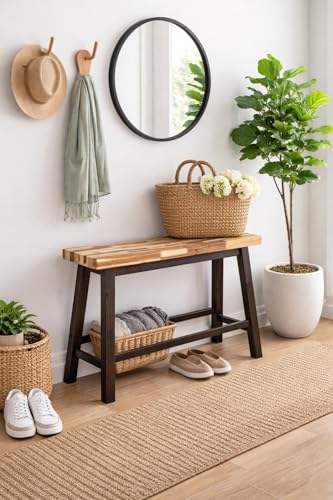 Image of Boraam Sonoma Counter Height Backless Bench - Blended Espresso