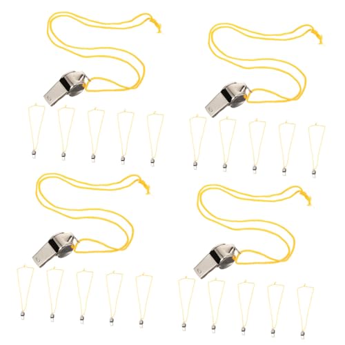 Silbatos de Acero Inoxidable para Árbitros y Emergencia Pack 24 miniatura 1