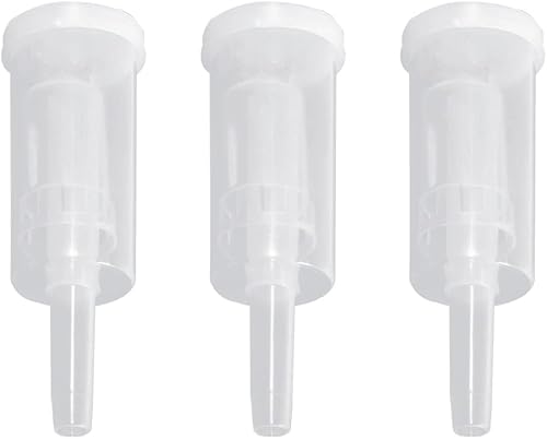 Cabilock 3 juegos de válvula de escape EE.UU. Accesorios Tapón de vino de silicona en caja Hydrolocks de vino para fermentar Hacer esclusas de