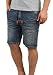 Produktbild Blend Bartels Herren Jeans Shorts Jogger-Denim Kurze Hose Mit Elastischem Bund Und Destroyed-Optik Aus Stretch-Material Slim Fit, Größe:M, Farbe:Denim middleblue (76201)