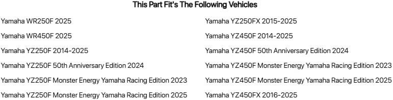Acerbis X-Future Front Disc Cover with Mounting Kit White Compatible with Yamaha YZ250F/450F 2014-2026/YZ450FX 2016-2026/YZ250FX 2015-2026 - 2374200059/2802010002