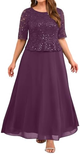 Plus Size Formal Dresses - Mother of The Bride Evening Gowns Wedd...