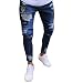 Produktbild Zolimx-Bekleidung Herren Shorts Sommer Cargo Chino Bermuda Vintage kurz Hose mit Taschen Herren Jeanshose Slim fit Strech Skinny Destroyed löchern Jeans Denim Jeans Hosen